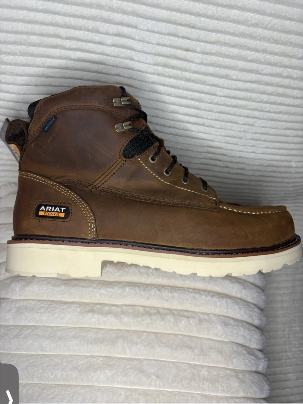 Ariat Rebar Lift 6 Waterproof Composite Toe Work Boots Mens Brown New NOBOX S14